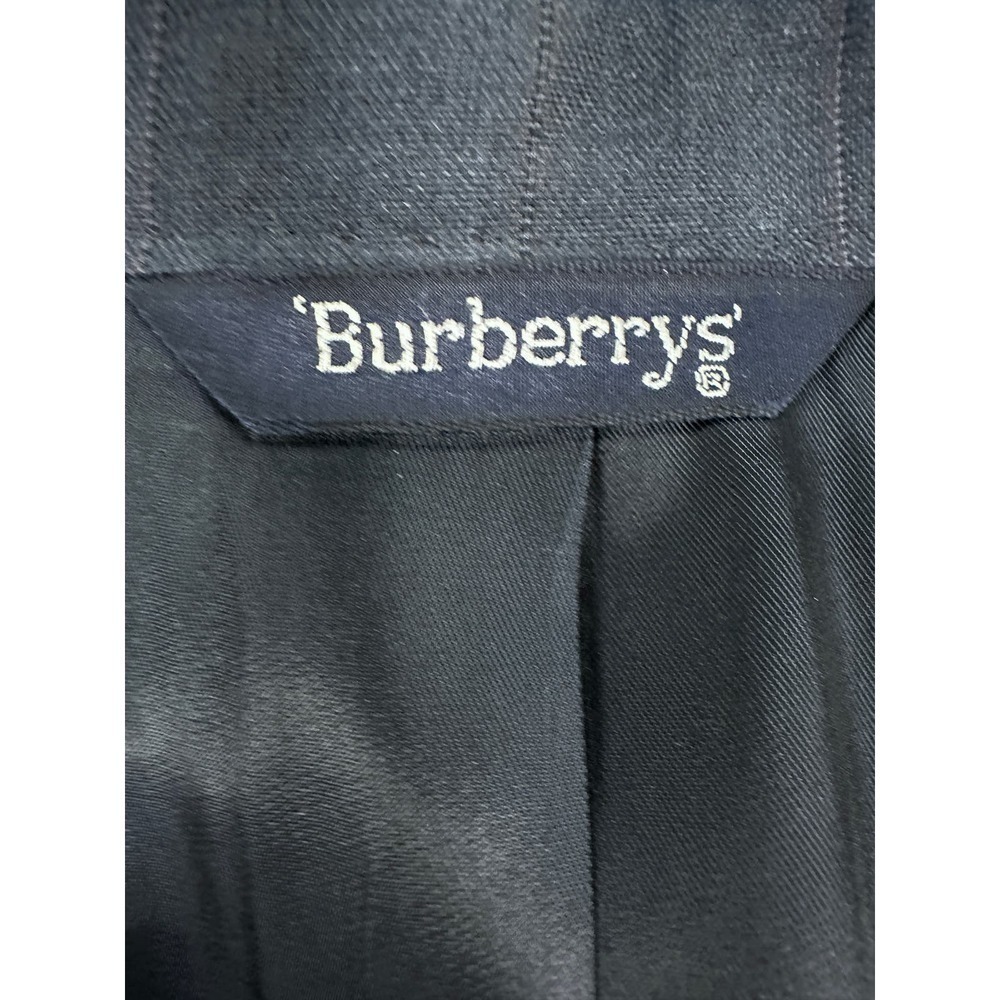 VTG Mens Burberrys' Suit Boyds Philadelphia Blue Wide Pinstripe Wool 48R - Picture 4 of 10